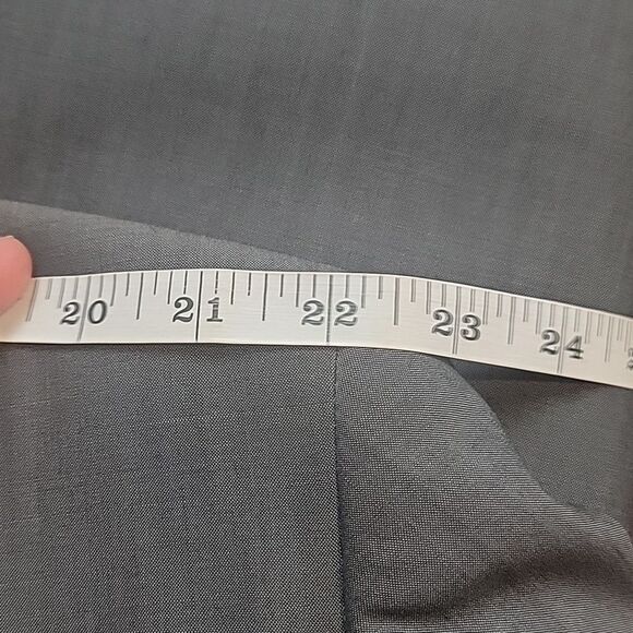 Broletto classic fit suit jacket 100% luxury wool - grey Men's Size 44L - Picture 14 of 14